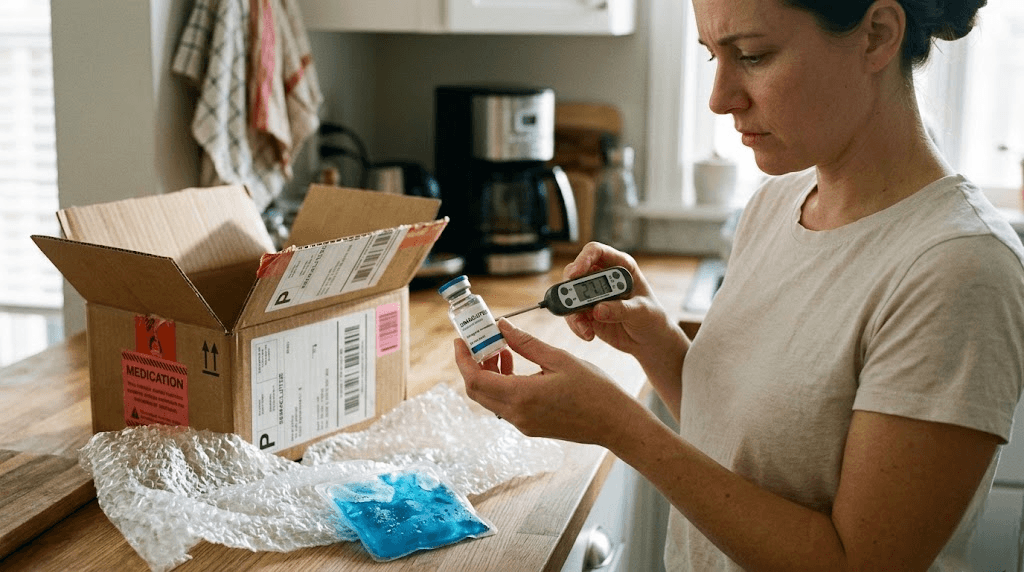 My semaglutide arrived hot