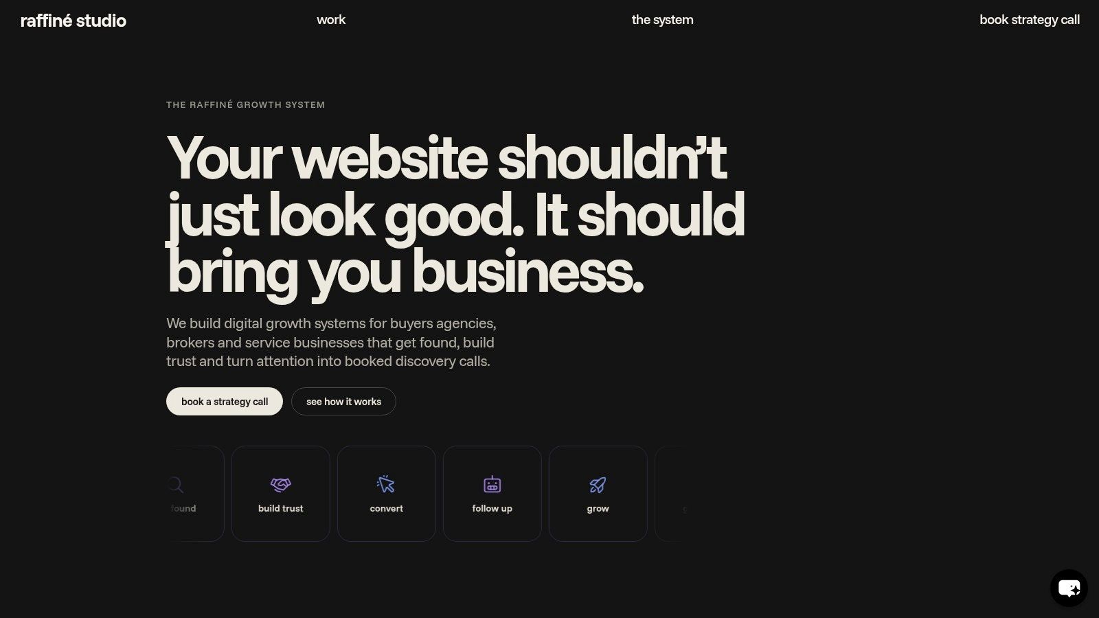 Raffine Studio, The Raffine Growth System
