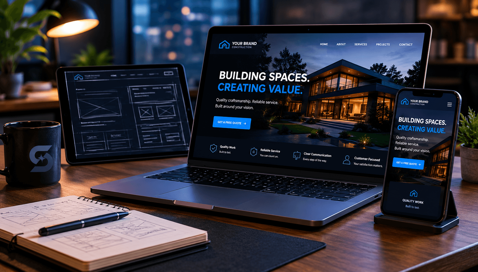 Website Design For Small Business Snap Spark