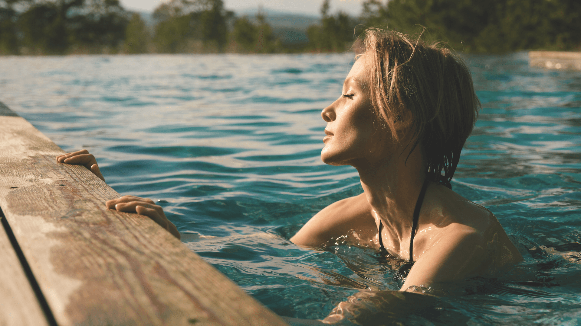 Woman in Swimming pool