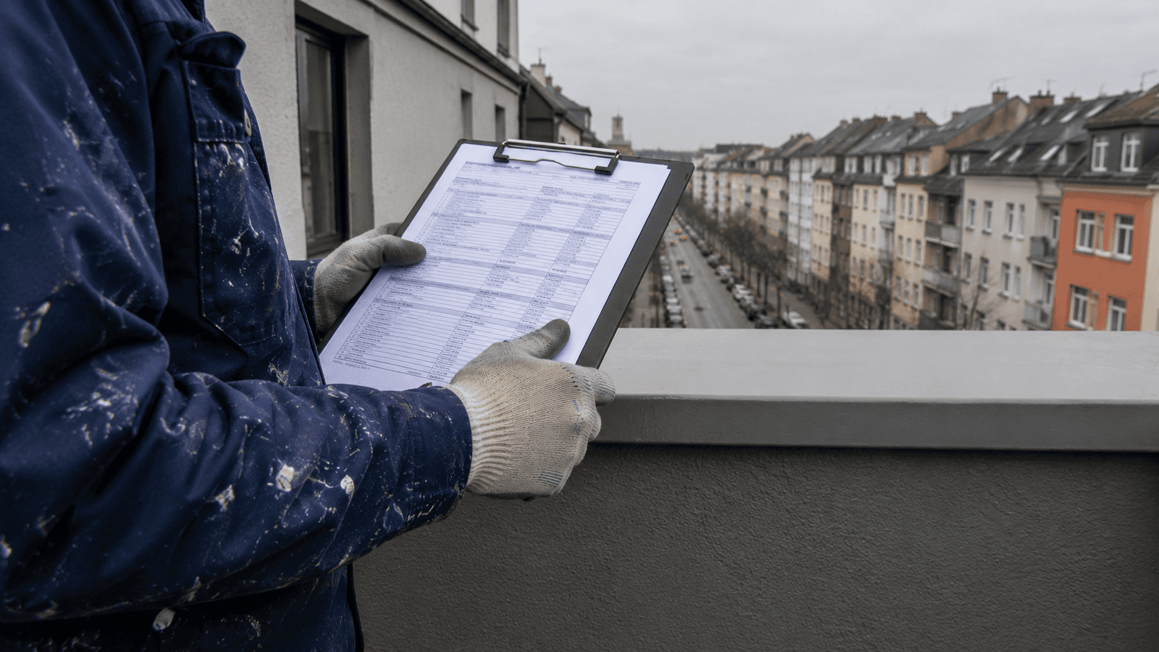 Professionell sanierter Balkon mit neuer Abdichtung und Bodenbelag – Einfamilienhaus in Wuppertal