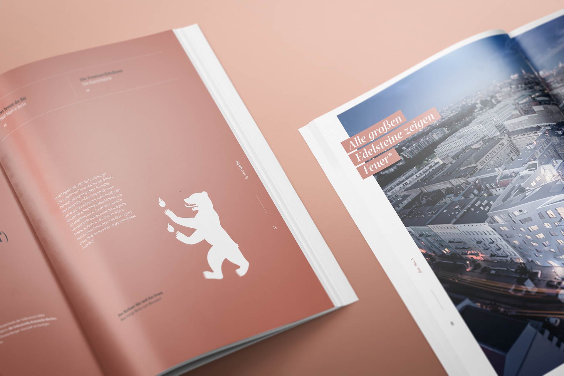 Editorial-Innenseite aus dem Fiur Magazin – klare Bildsprache und moderne Struktur