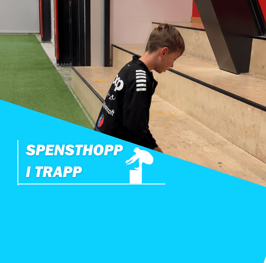 Spensthopp i trapp