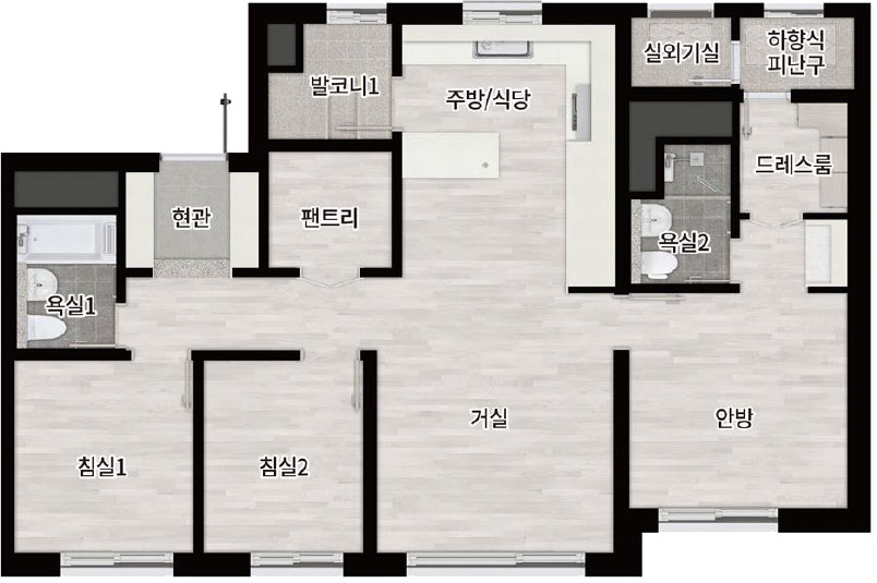 평면도비교
