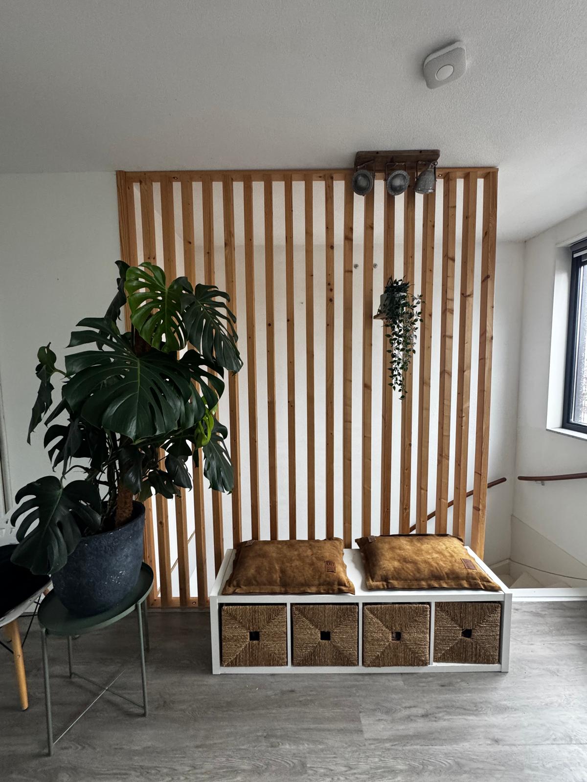 Timber divider construction detail
