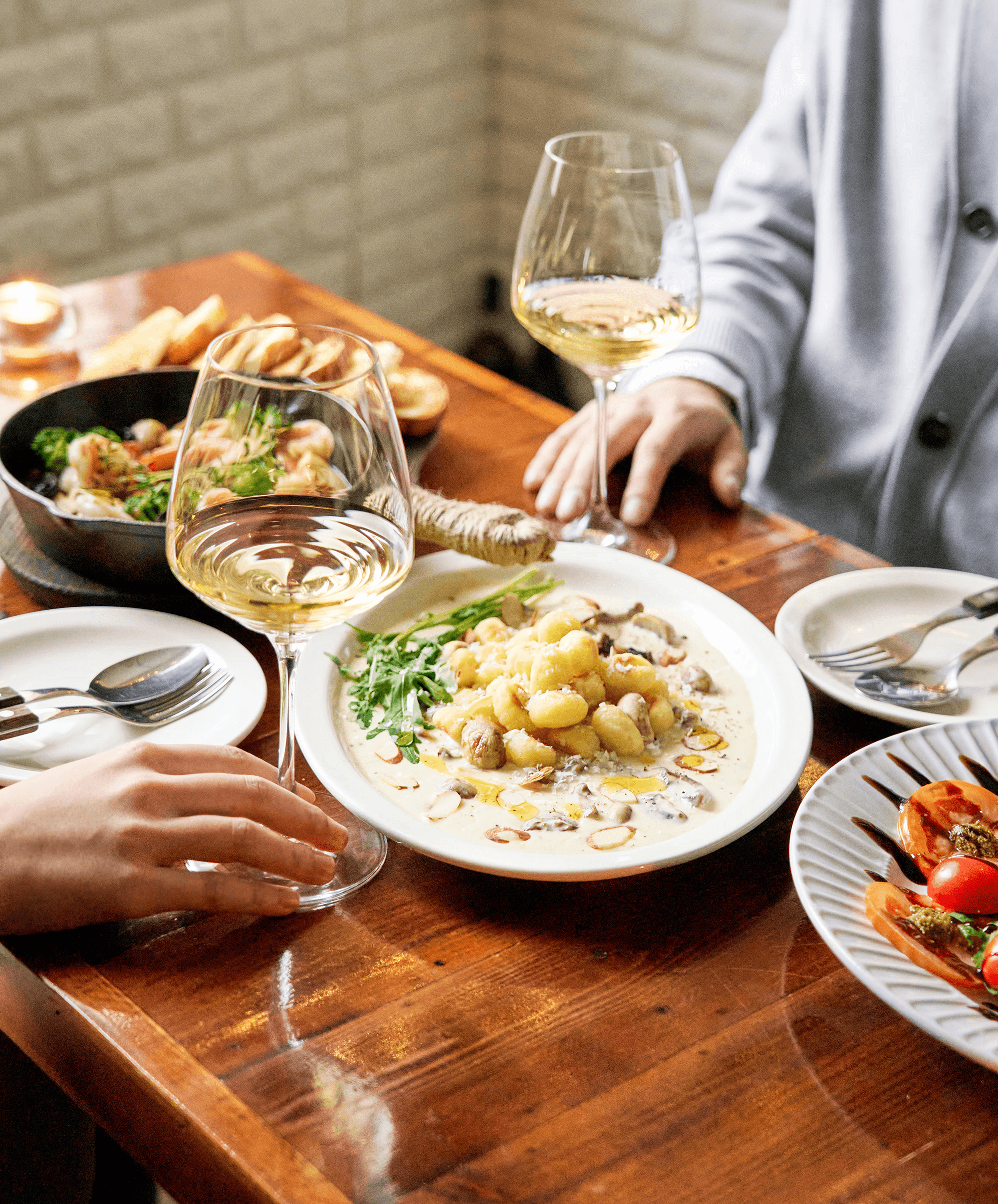 Clean kitchen with wooden flooring