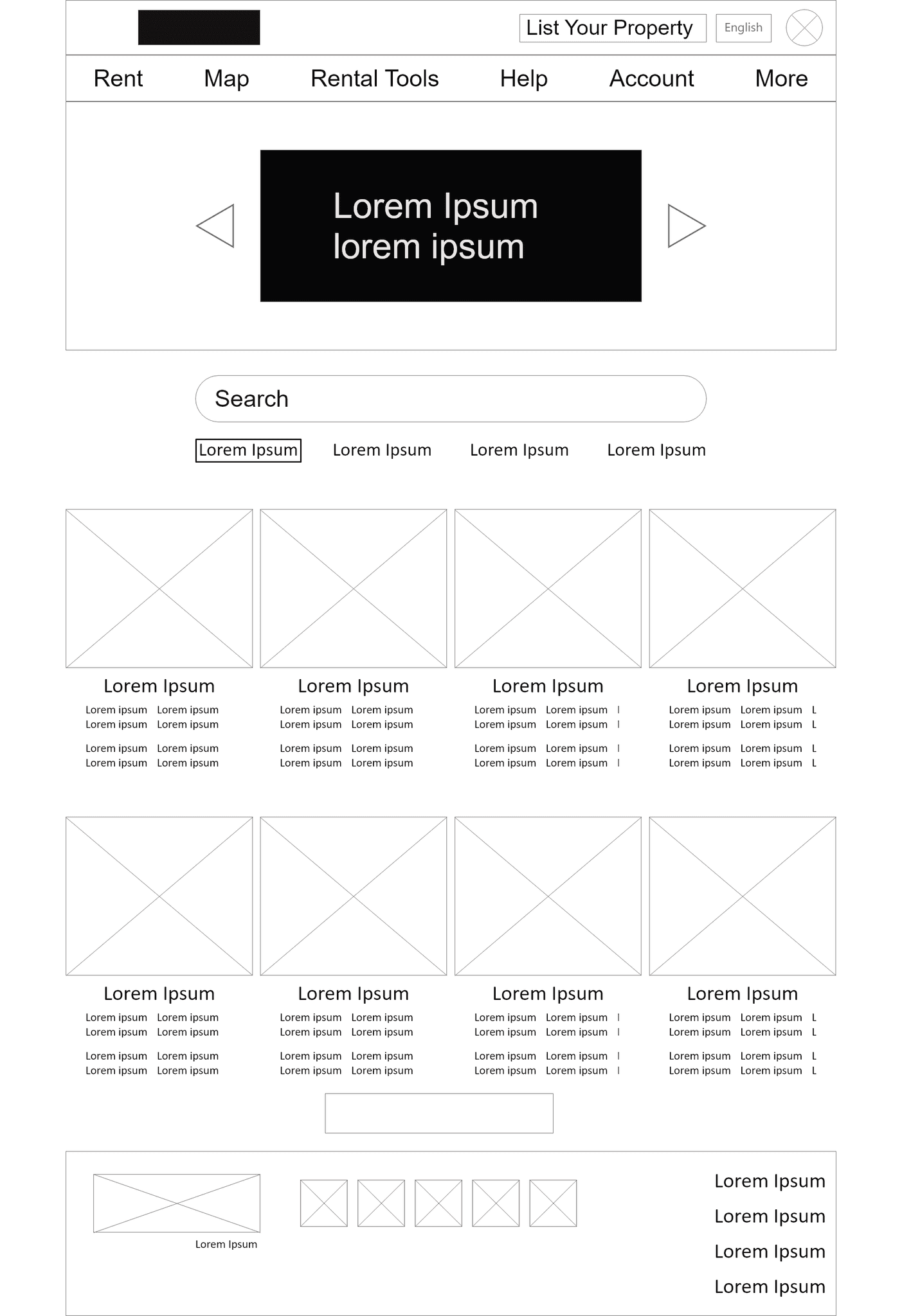 Lo-Fi Wireframes