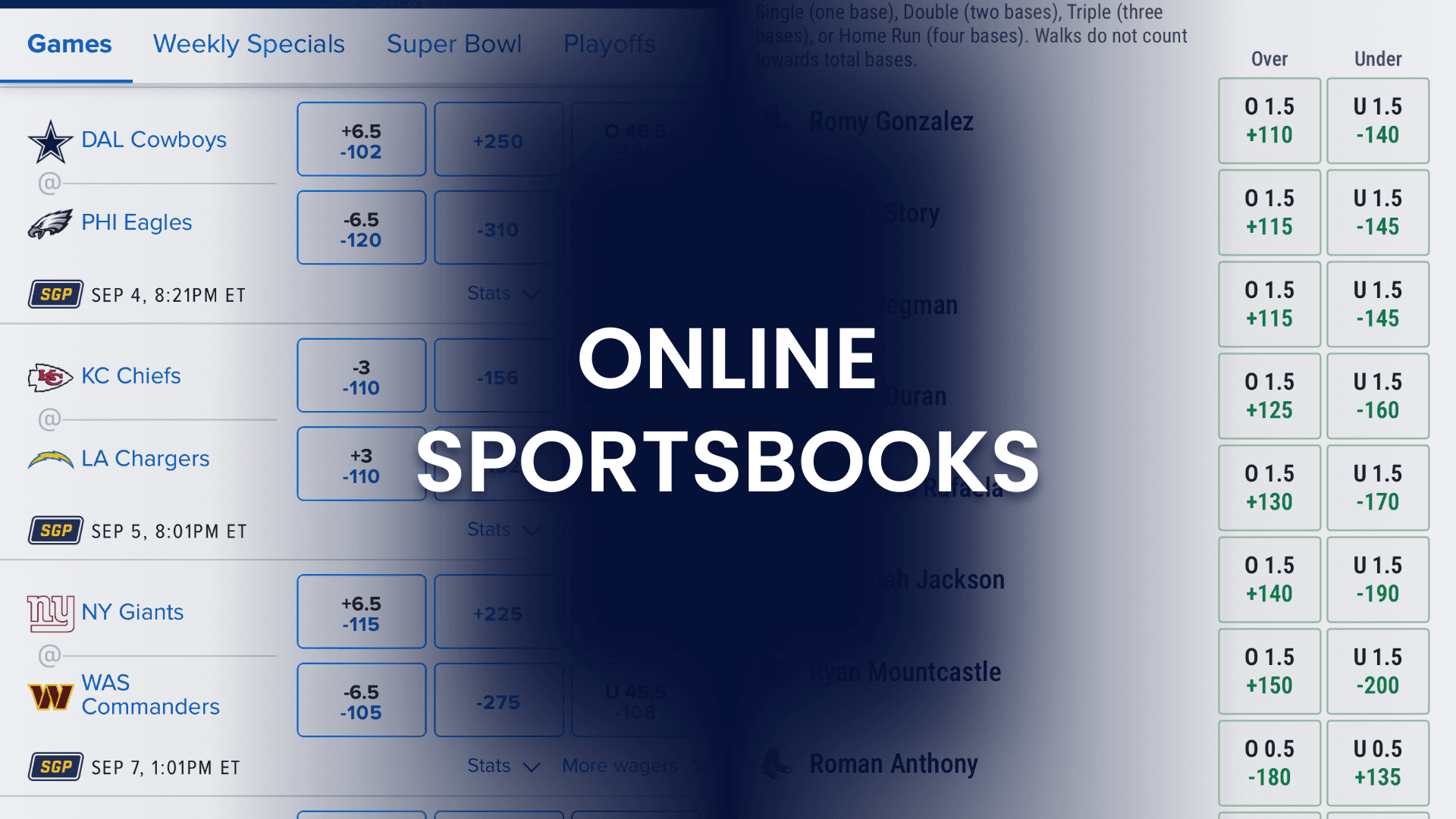 Oneline sportsbooks overview