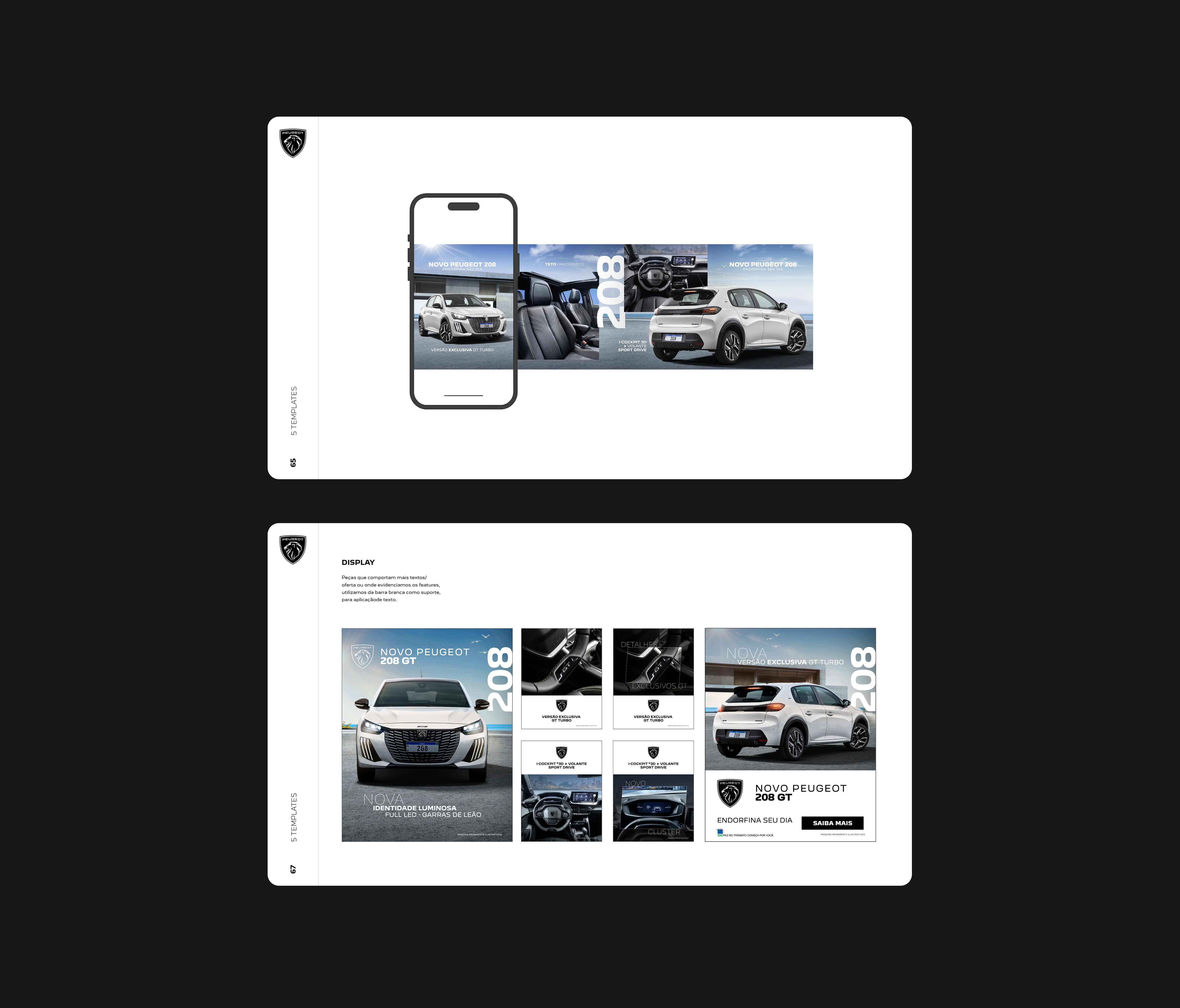 Sandro Rosa - Brand refresh for Peugeot, redefining visual identity, layout logic and digital expression to connect heritage with a younger, digital-first audience while strengthening coherence across campaigns and touchpoints.