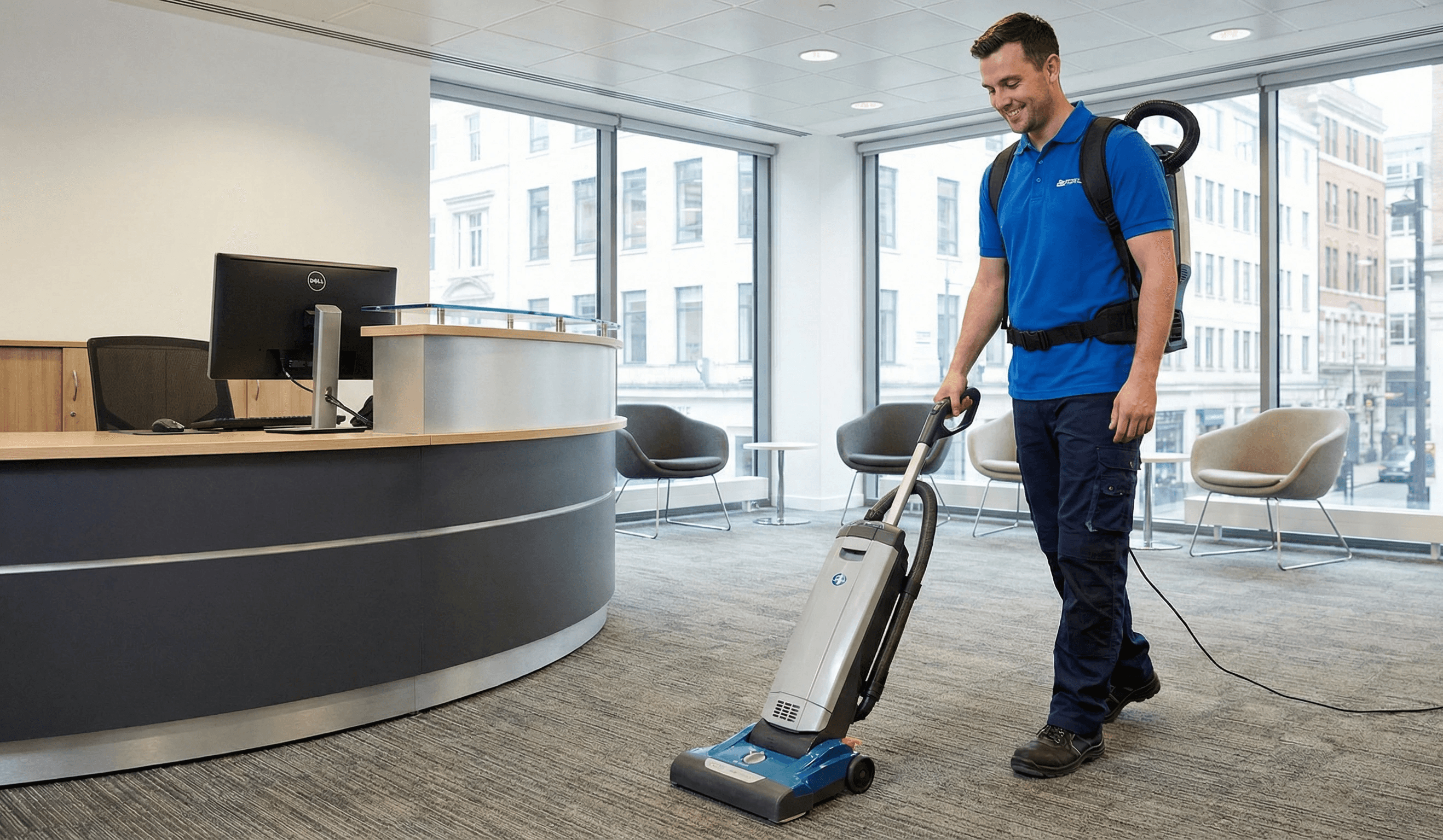 topCleanr smiling as she works