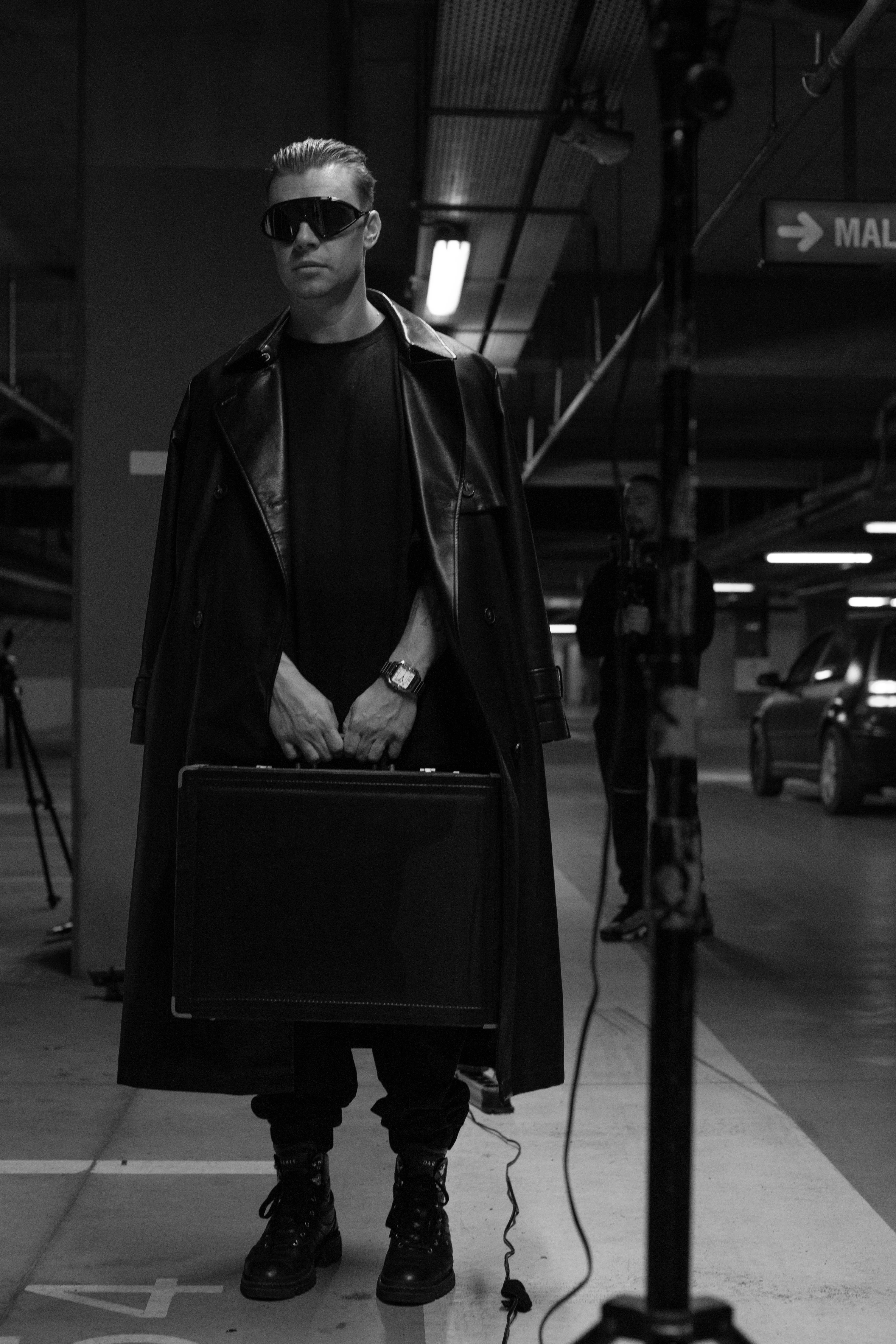 Portrait of portfolio creator – back view