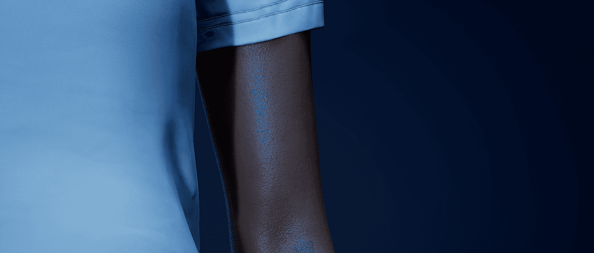 Close-up of white fur with black heart-shaped spots—soft, high-contrast texture for fashion/home décor.