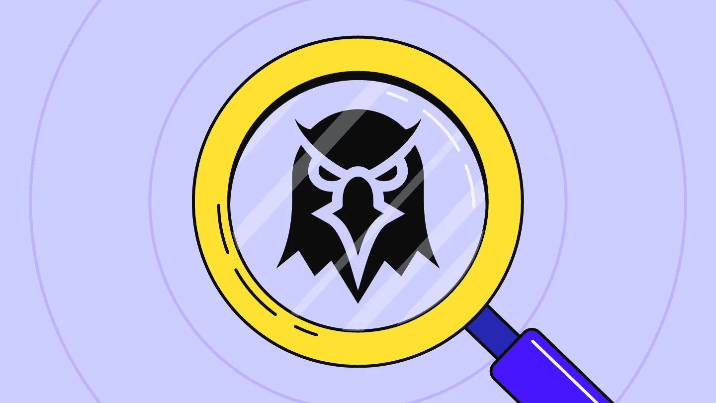Magnifying glass focusing on DexScreener icon - Alternatives to DexScreener That Filter Scams