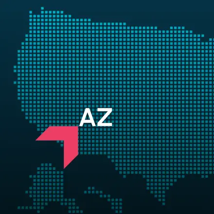 Map highlighting Arkansas with a red arrow, representing GIA Group, LLC truck insurance coverage area.