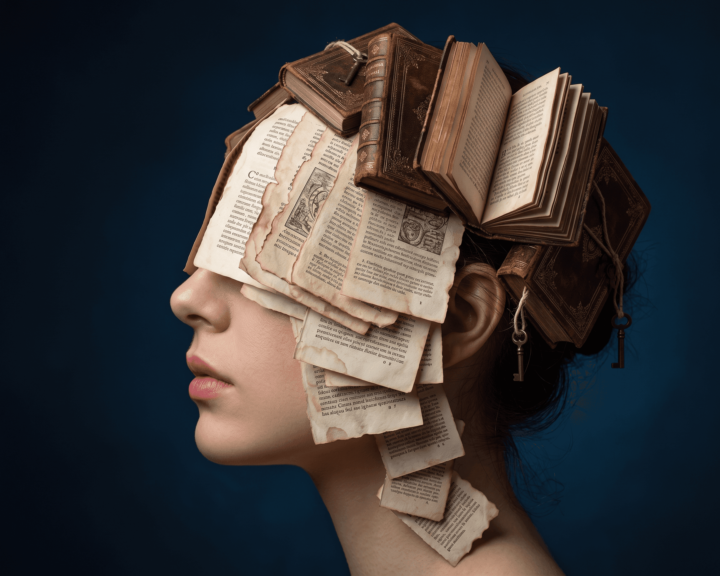 club master eyeglasses on pile of three books