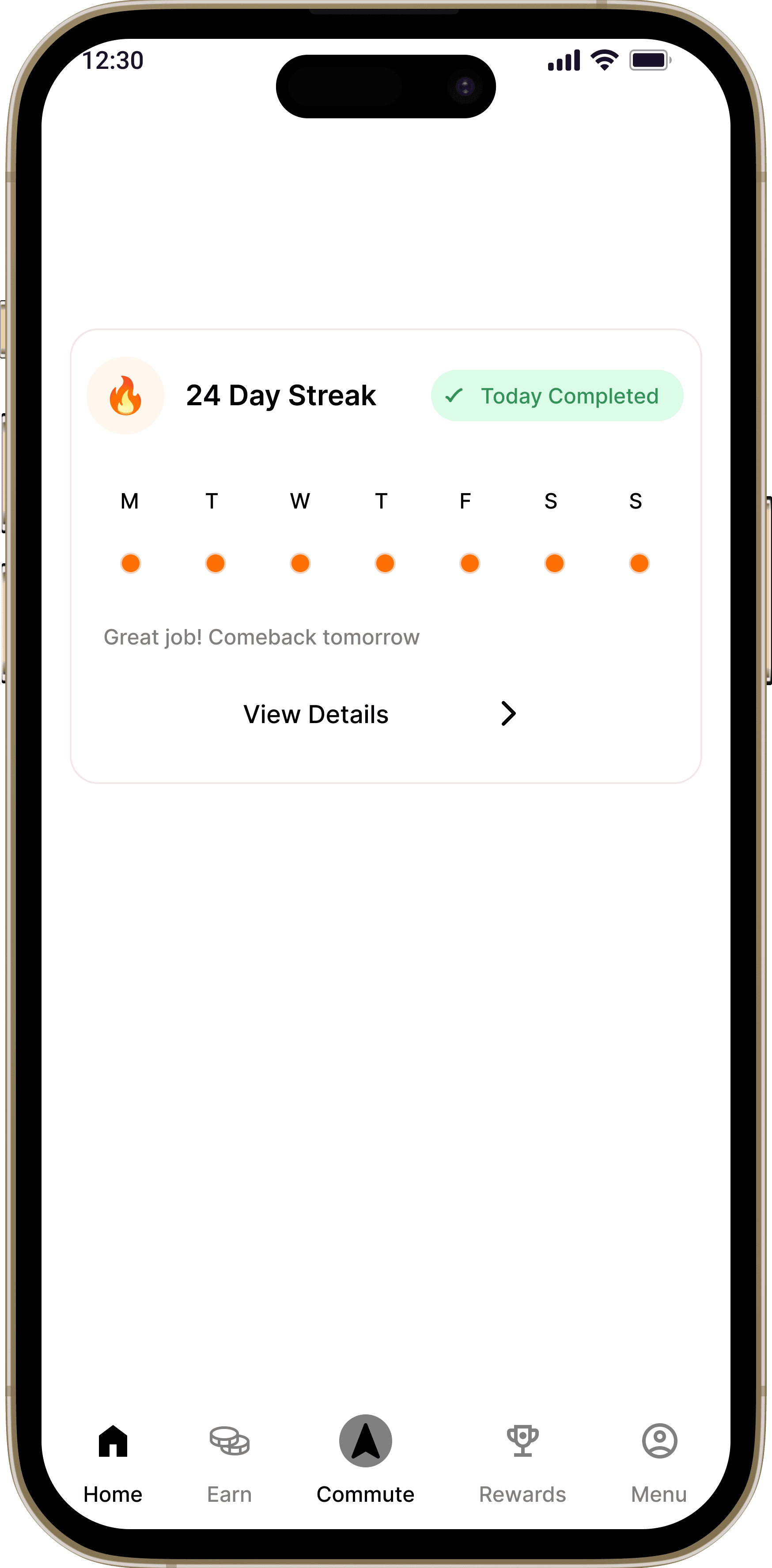 Streak Widget