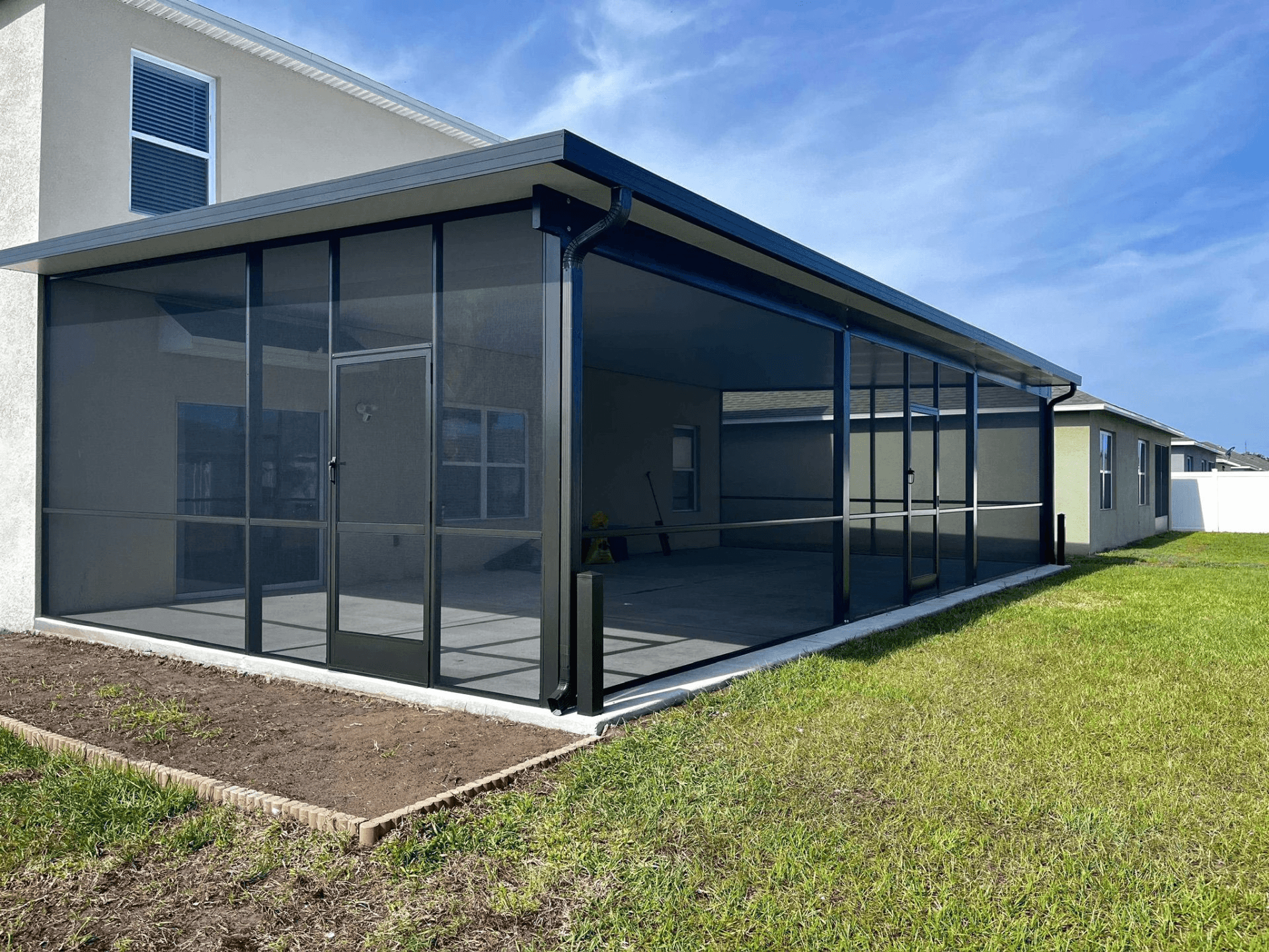 Pool Enclosure with Swimming Pool