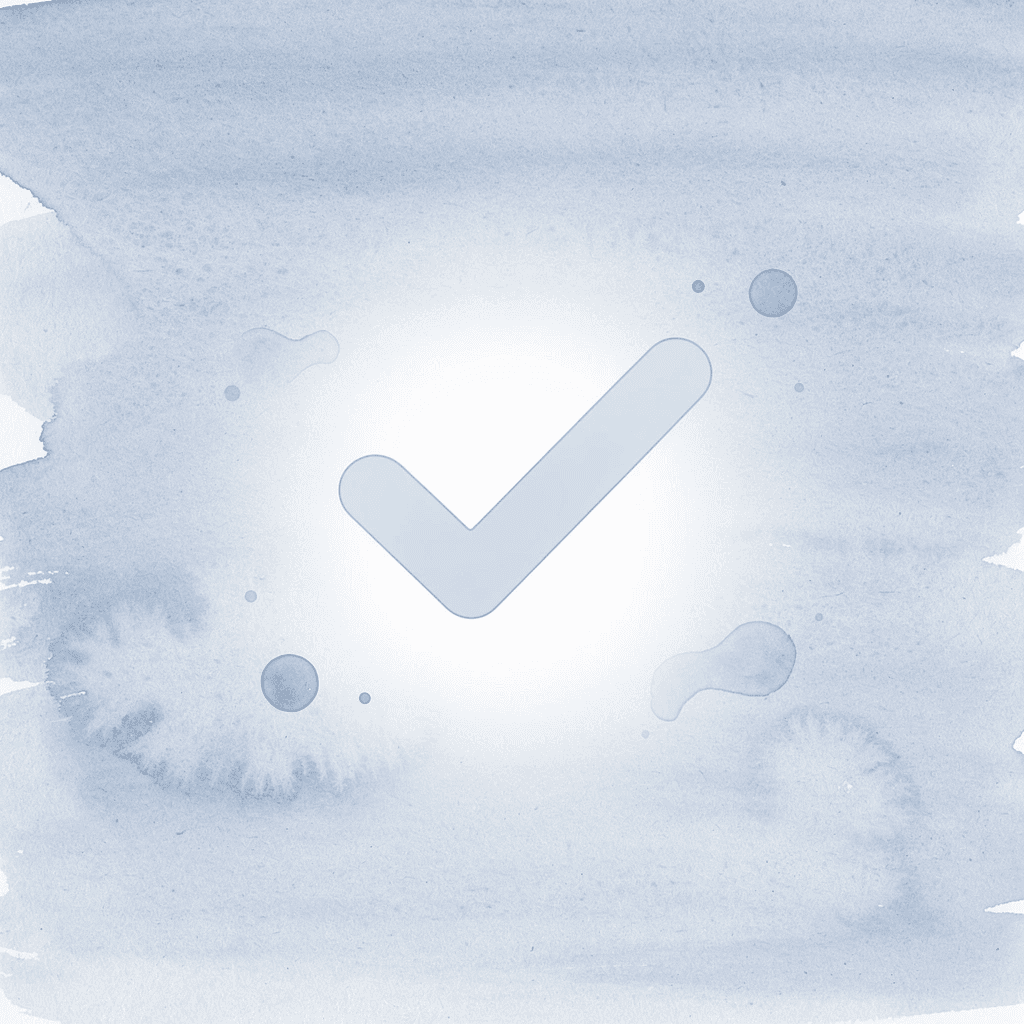 Checkmark icon representing legal approval for homeschooling