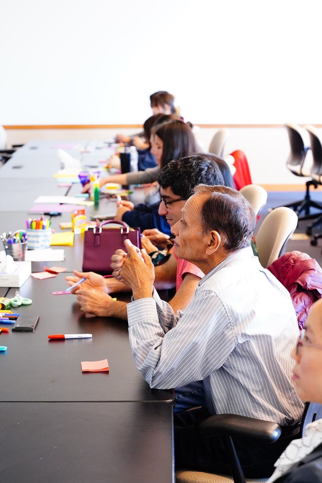 A cross-generational workshop at the conference