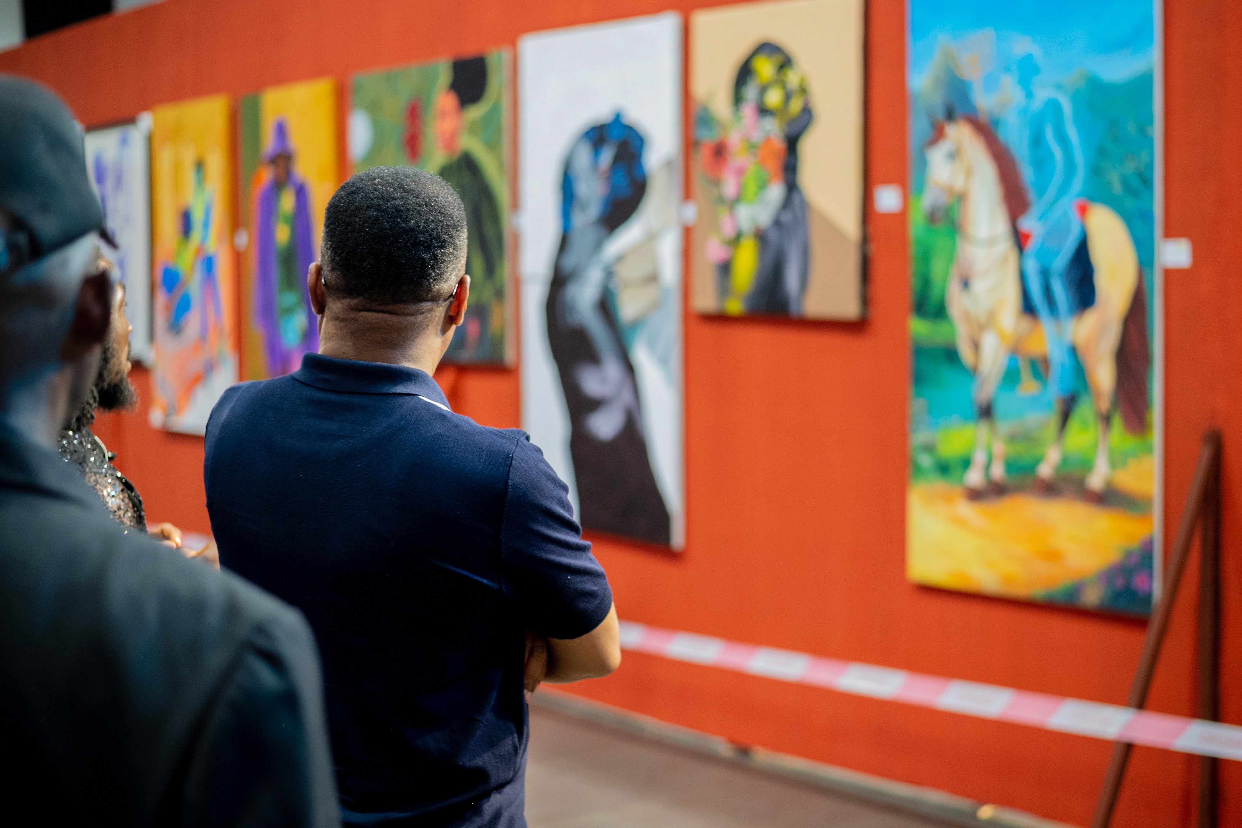 Man Gazing at Reflection