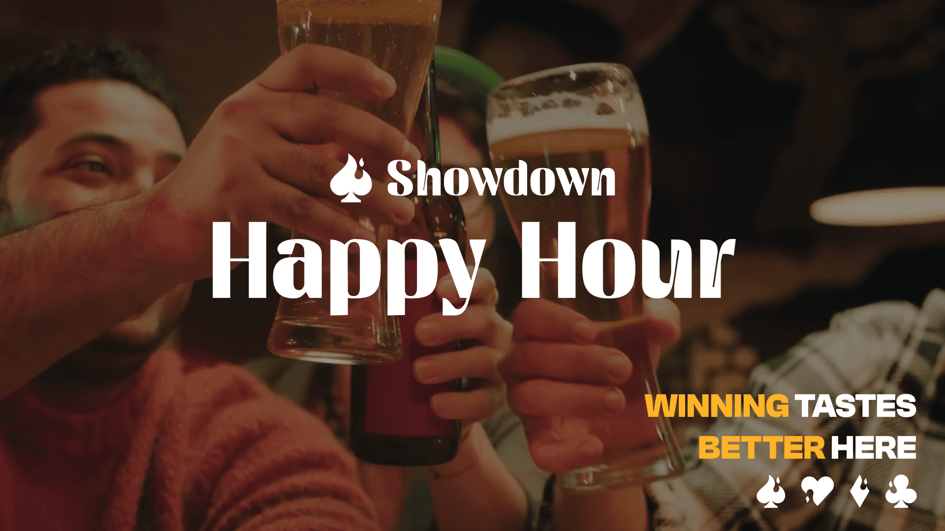 Showdown Social happy hour promotional graphic