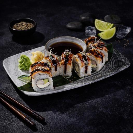 orange flower with black background