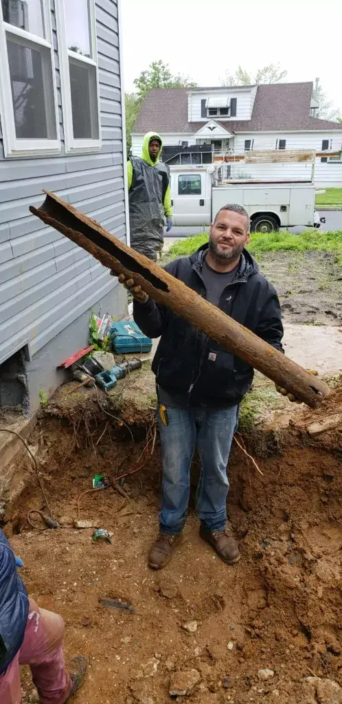 Underground pipe repair project