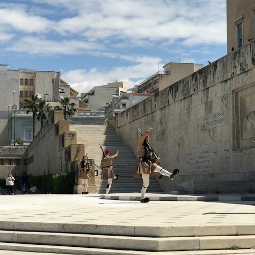 希腊议会前的卫兵