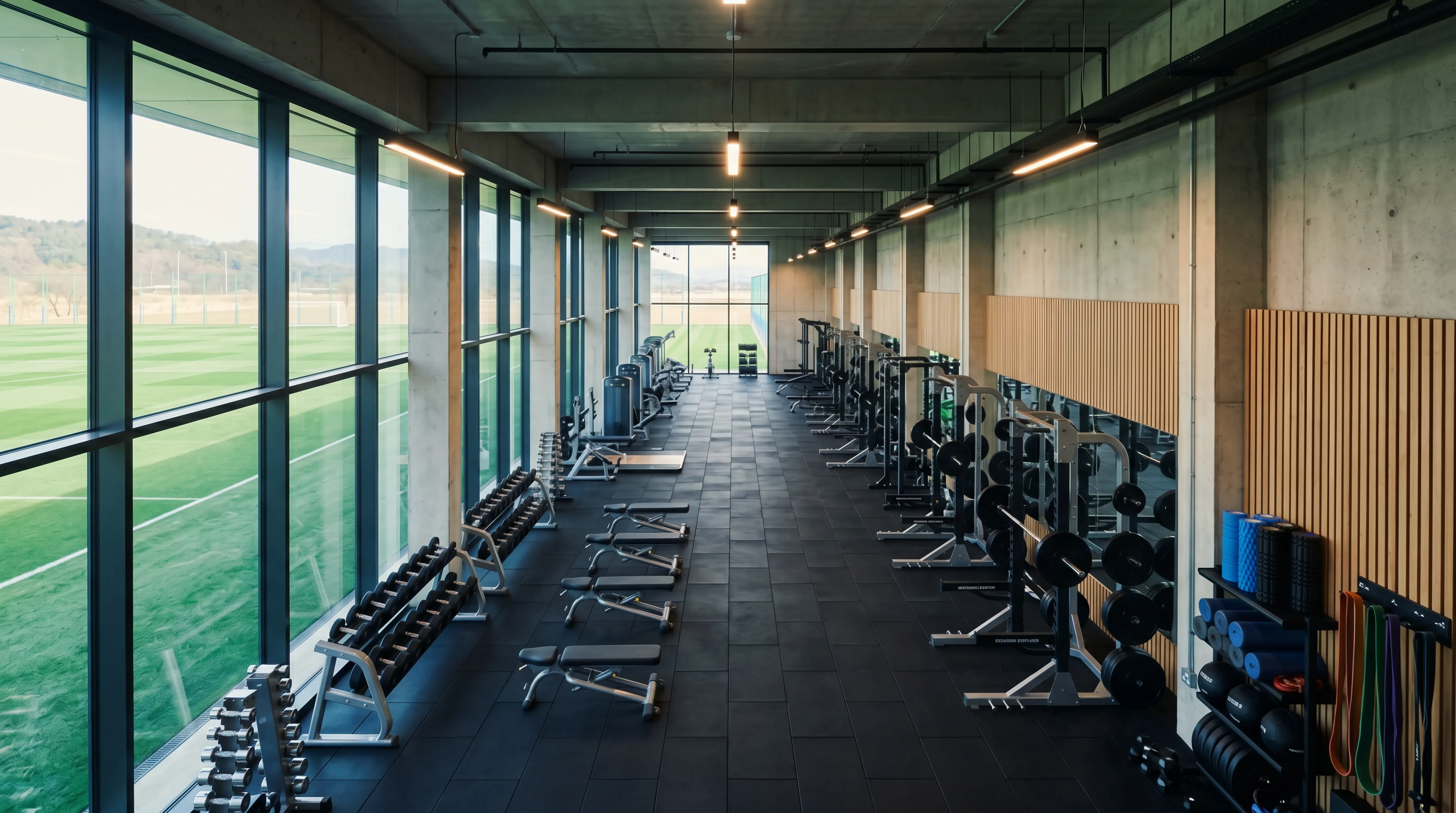 Photo of an sports academy gym