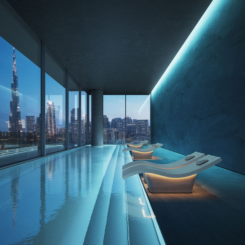 Inaura by Arada spa pool