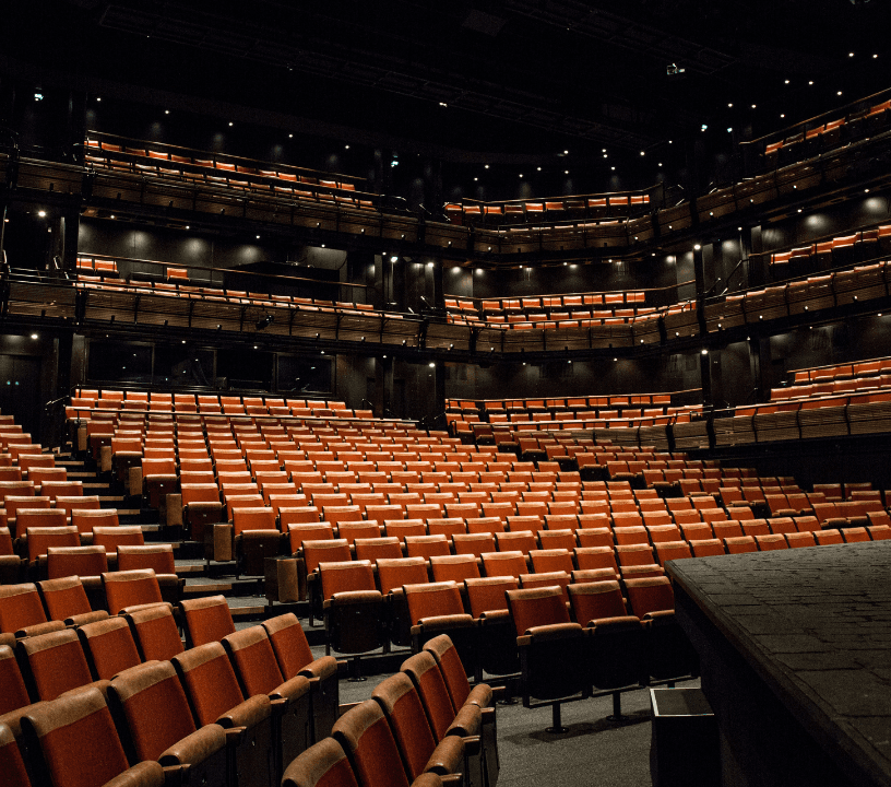 London's Bridge Theatre seating