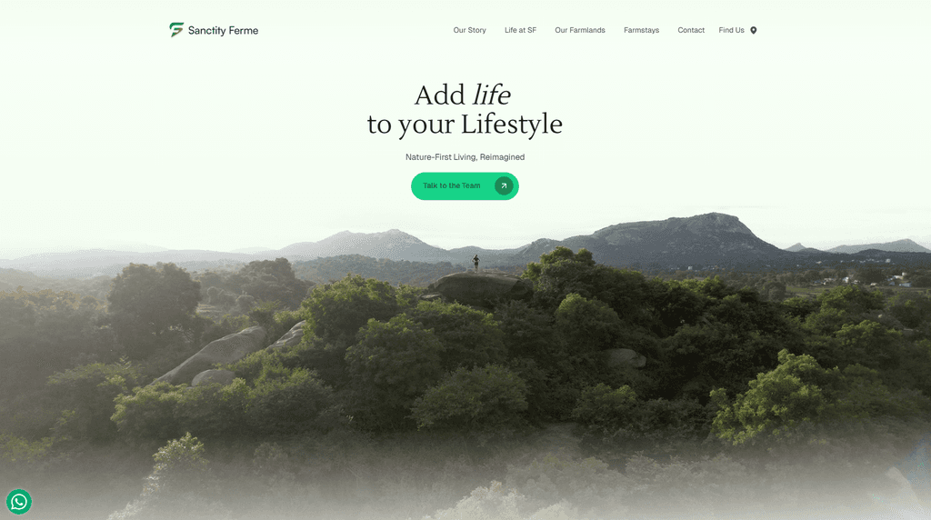 LensRef Hero section