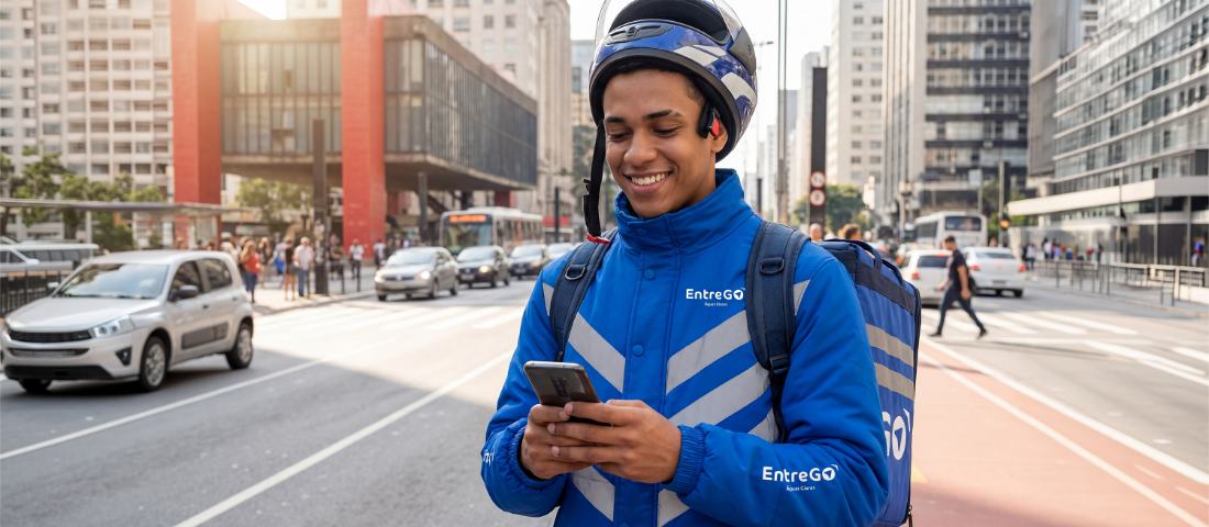 Entregador de moto