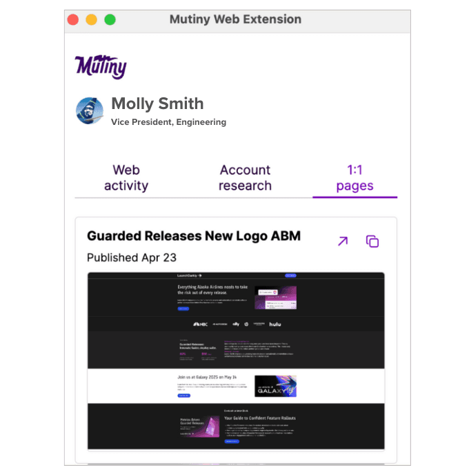 LaunchDarkly Image - Web Extension