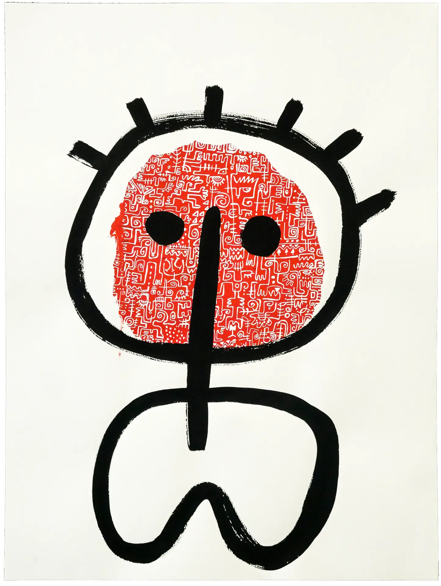 Ruby, 2018
Ink on paper
18h x 22w in
45.72h x 55.88w cm