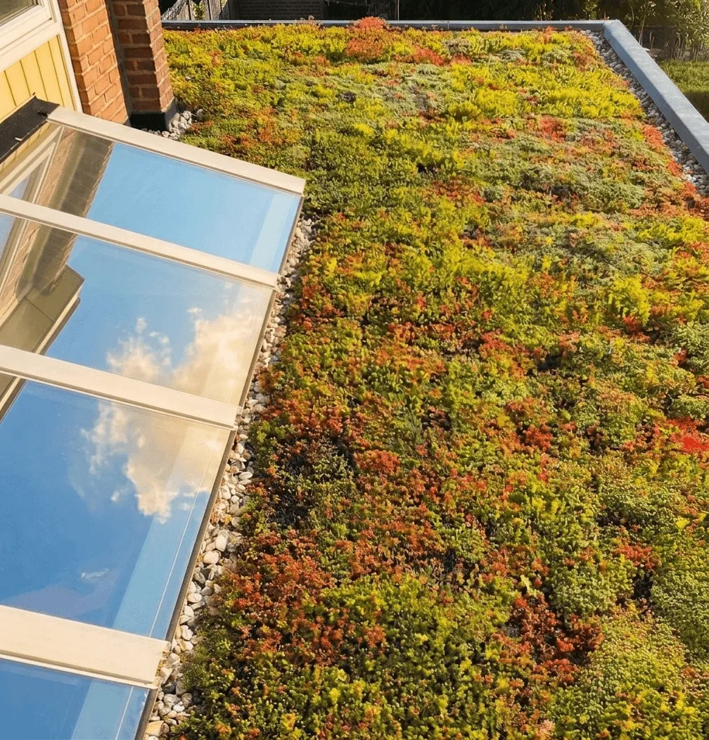 Aanleg van sedumdak in Cuijk door Hoveniersbedrijf Star Landscaping