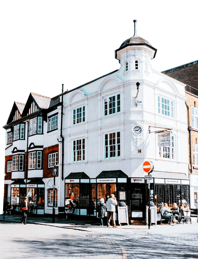 Historic pub building as example of licensed venue using Barnab’s support service.