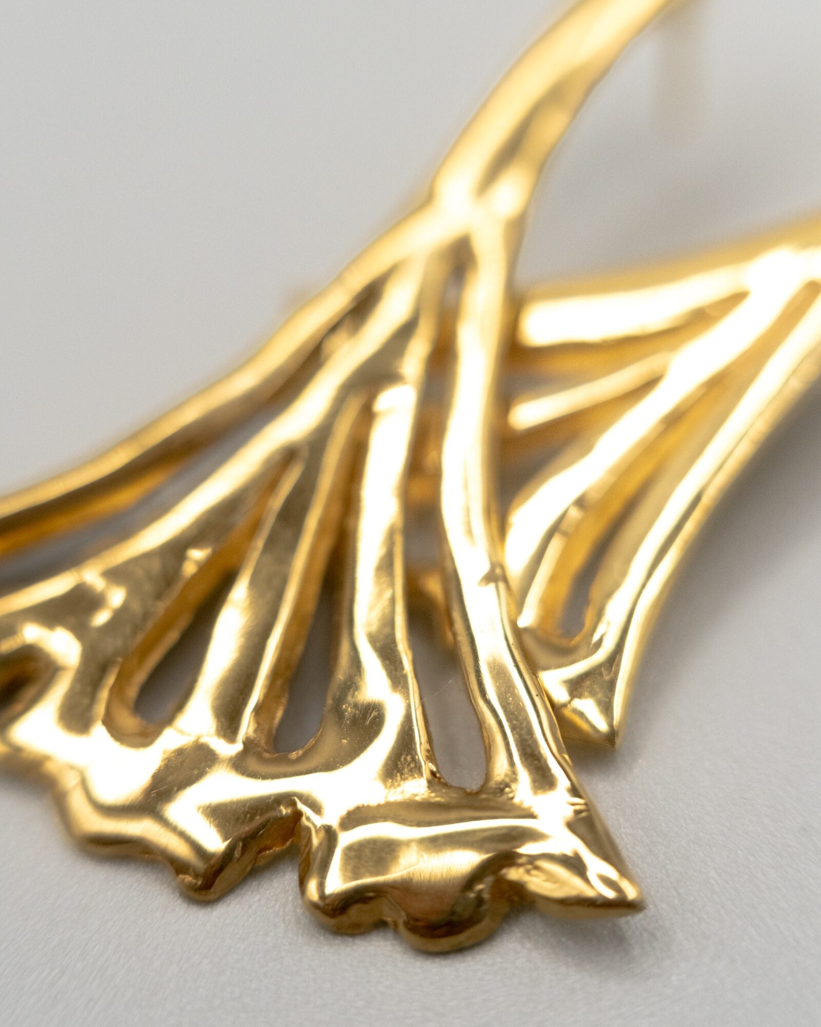 Terrazza Earrings Gold, detail