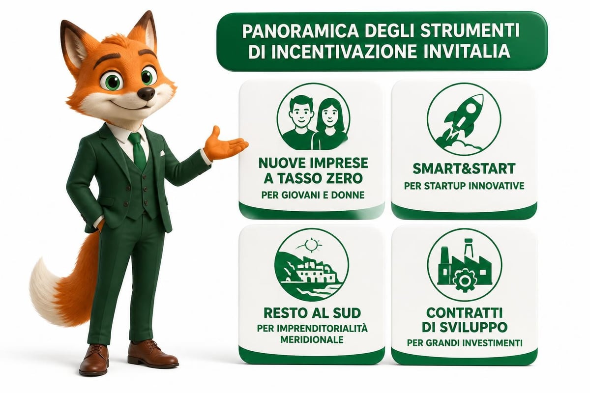 Programmi incentivi Invitalia