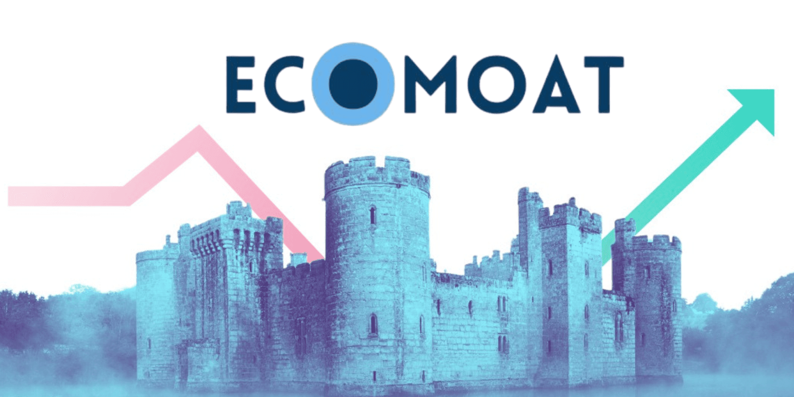 EcoMoat logo with castle imagery symbolizes the company's mission to provide objective, AI-enhanced, long-term investment research for sustained growth