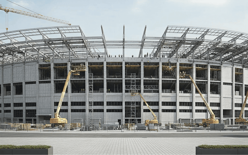 A digital calendar in day view mode, focused on April 10, 2025. Events shown include "Friday standup," "Olivia & Riley" at 10:00 AM, and a "Product demo" at 1:30 PM. The interface highlights a simplified layout with clear time blocks, enabling easy prioritization of daily tasks.