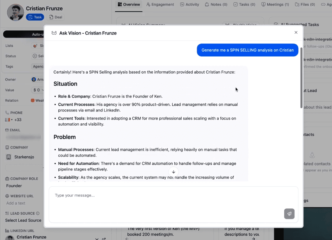 AI CRM Tutorial: How to Use a “Self-Updating CRM” - ask ai 