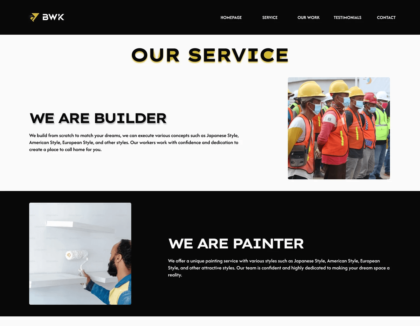 We are services