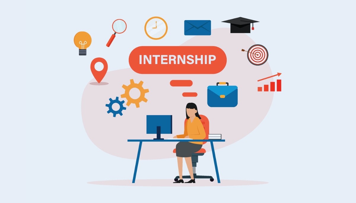 Illustration of two people adjusting interlocking gears within a circular arrow loop, surrounded by charts and checklists.