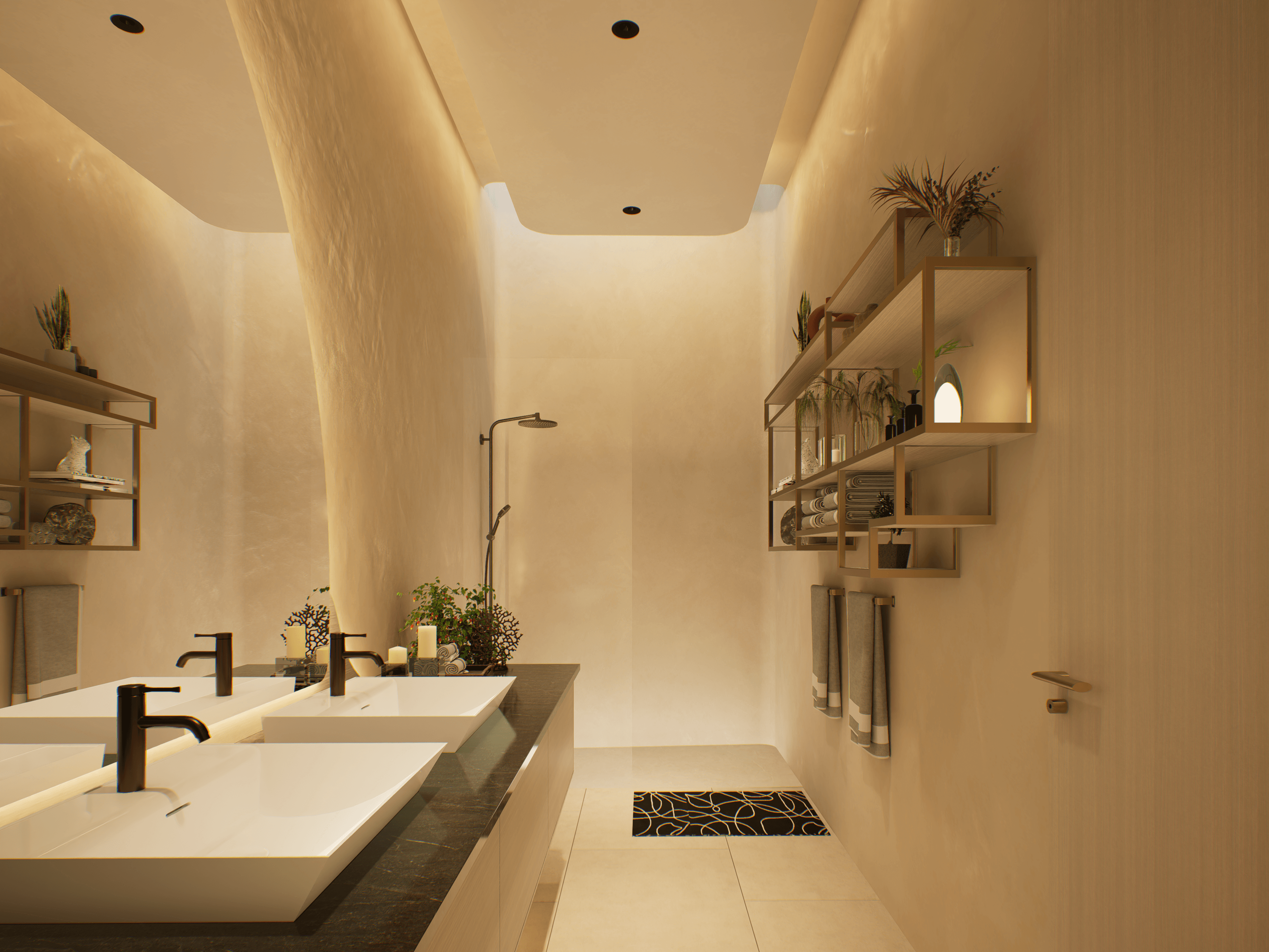 Dubai Concept house Bathroom.