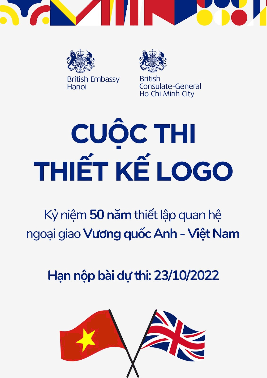 Cuộc thi thiết kế Logo kỷ niệm 50 năm thiết lập quan hệ ngoại giao Vương quốc Anh - Việt Nam