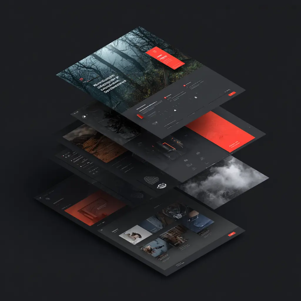 Premium UX/UI design showcase — modern SaaS, AI, and tech interfaces by Luna UI Design Studio