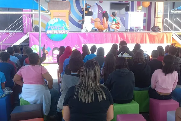 Estação 'Mude o Mundo LAB'.