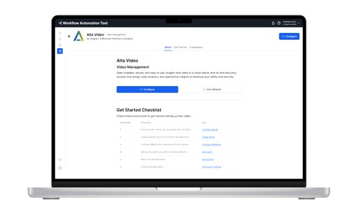 GIF of drag and drop workflow automation being used.