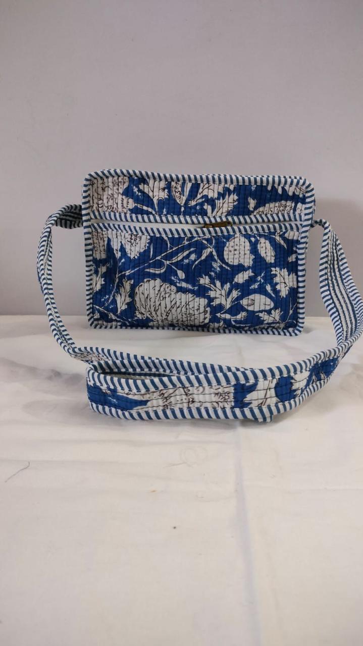 Indigo Bloom Bag